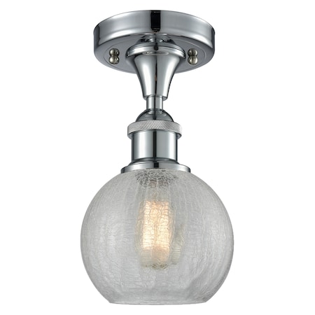 Innovations Lighting One Light Vintage Dimmable Led Semi-Flush Mount 516-1C-PC-G125-LED
